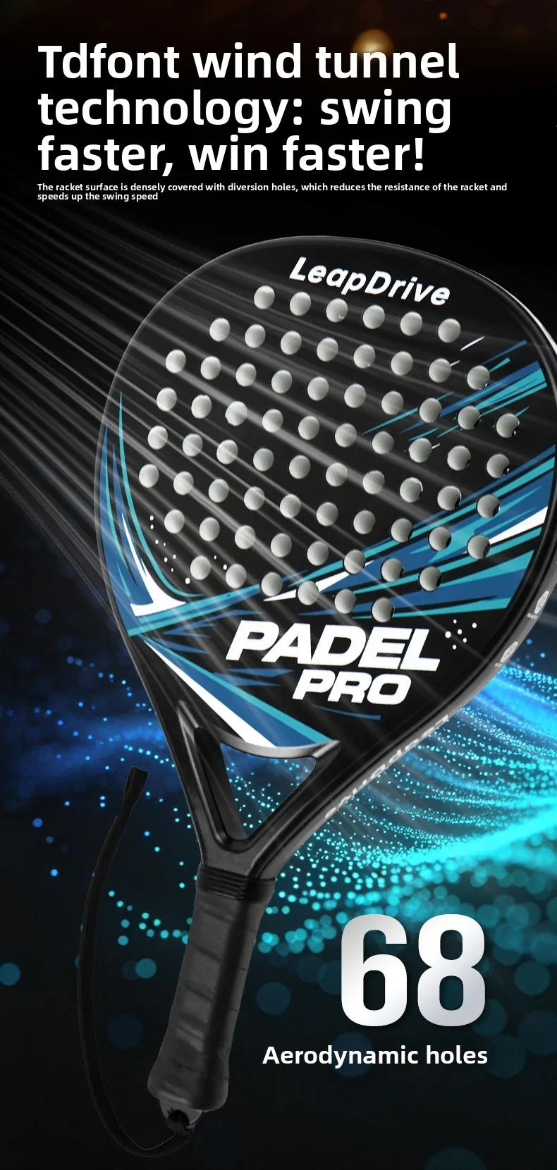 raquette-de-padel-en-fibre-de-carbone-noyau-en-mou - MDN Store 25