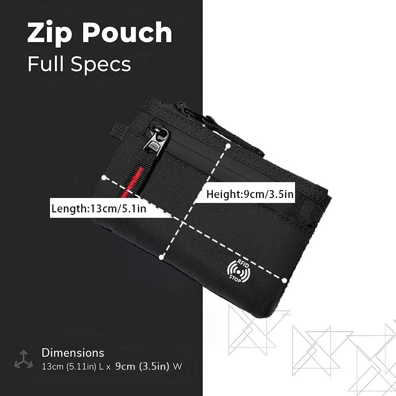 Mini Portefeuille RFID Nylon Compact | MDN Store