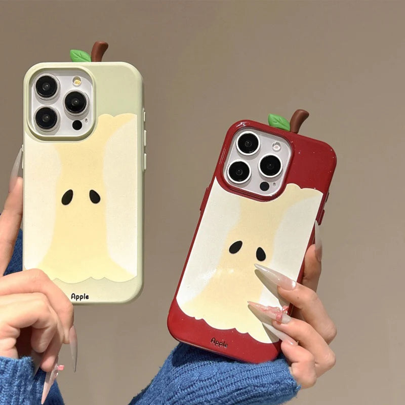 Coque iPhone Pomme 3D - Protection Anti-Choc Style Coréen | MDN Store