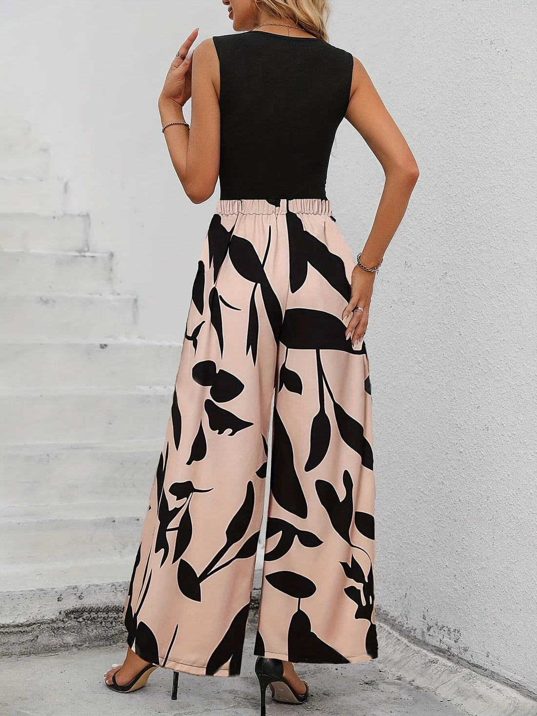 Ensemble T-Chemise Pantalon Imprimé Feuilles | MDN Store