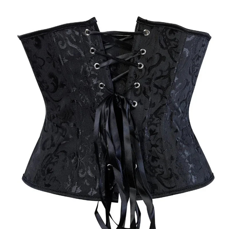 Corset Sous-Poitrine Jacquard Floral | MDN Store
