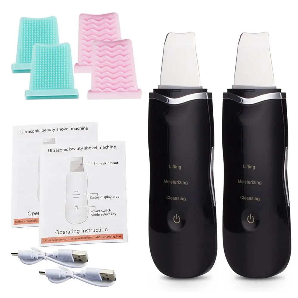 Epurateur de Peau Ultrasons Nettoyeur Pores Points Noirs EMS Visage | MDN Store 25