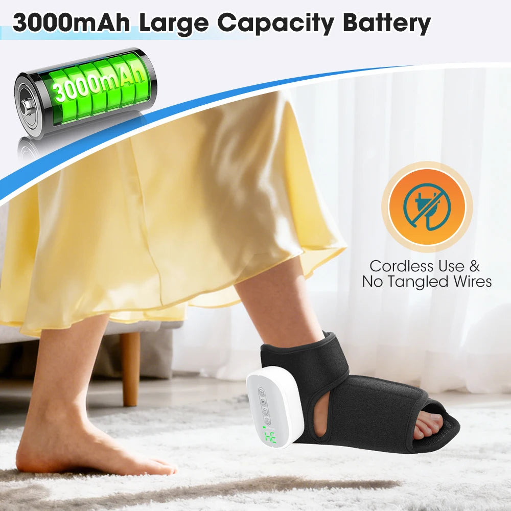 Masseur Electrique Sans Fil Pieds Chevilles Airbag Chaleur | MDN Store 25