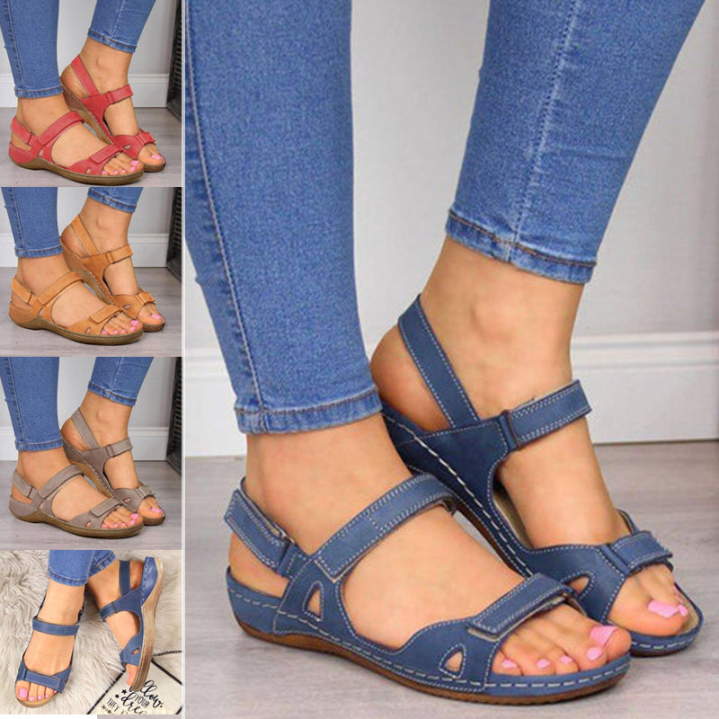 Sandales Plates Cuir Confort Respirantes Été | MDN Store