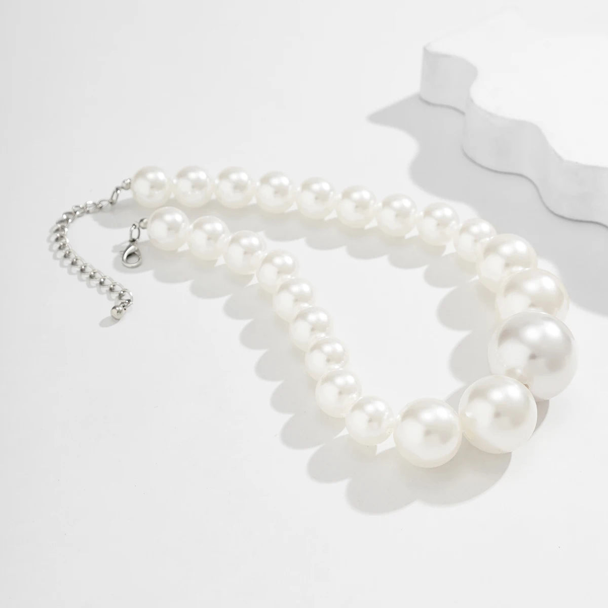Collier Ras-de-Cou Perles Imitation Maxi | MDN Store