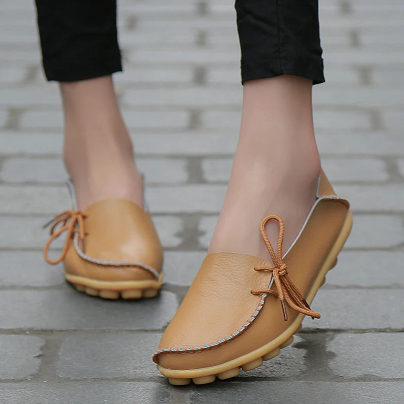 Ballerines Cuir Nœud Papillon Grande Taille | MDN Store
