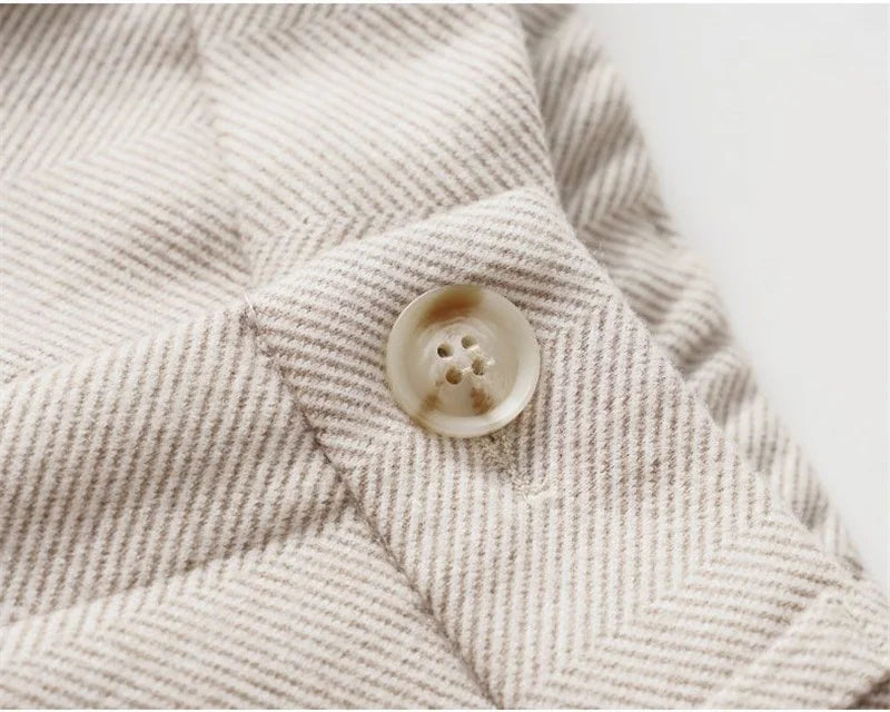 Pantalon Femme Laine Taille Haute Velours Hiver Chaud - MDN