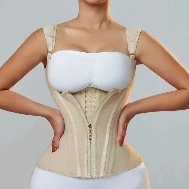 Debardeur Gainant Double Compression Femme Fermeture Eclair | MDN Store 25