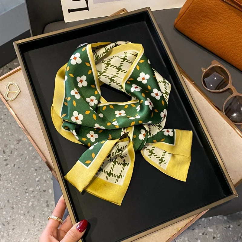 Foulard Soie Long Étroit Femme Cravate | MDN Store