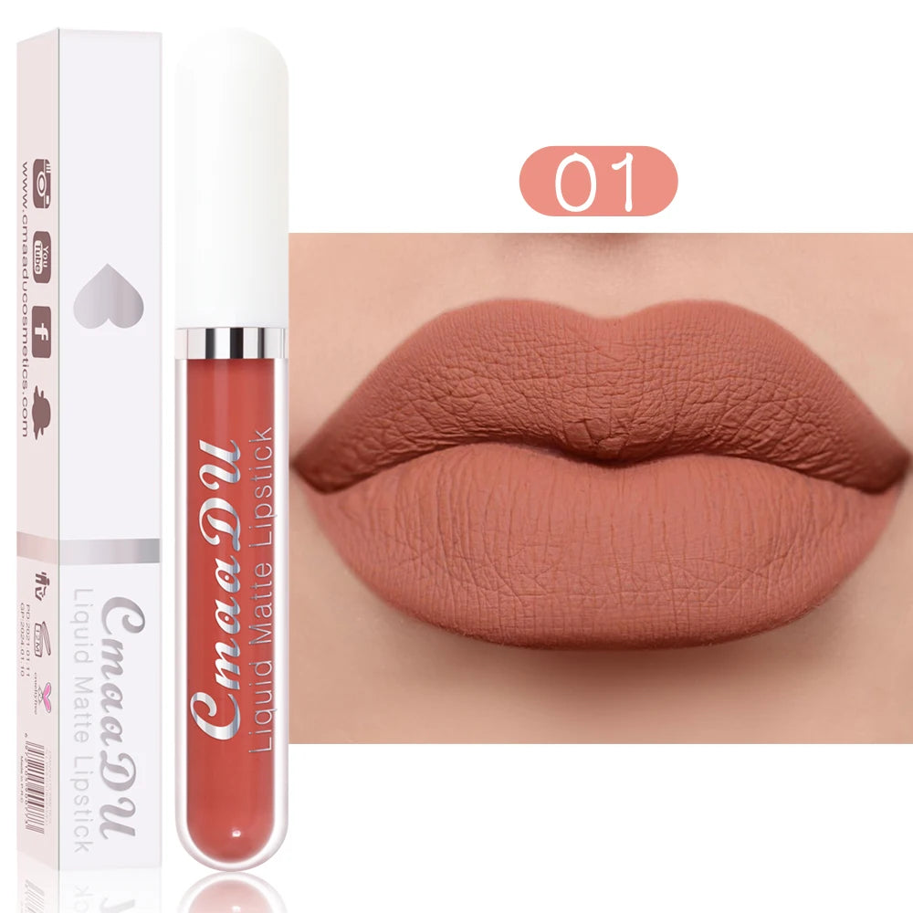 Gloss Lèvres Mat CmaaDu Imperméable Longue Tenue Teinture Rouge | MDN Store