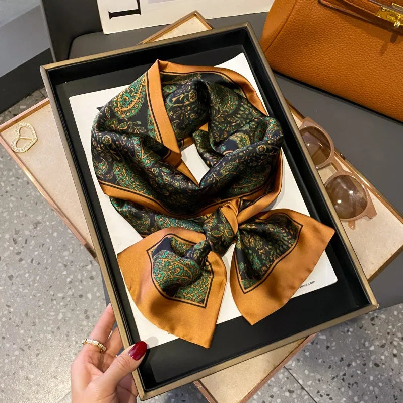 Foulard Soie Long Étroit Femme Cravate | MDN Store