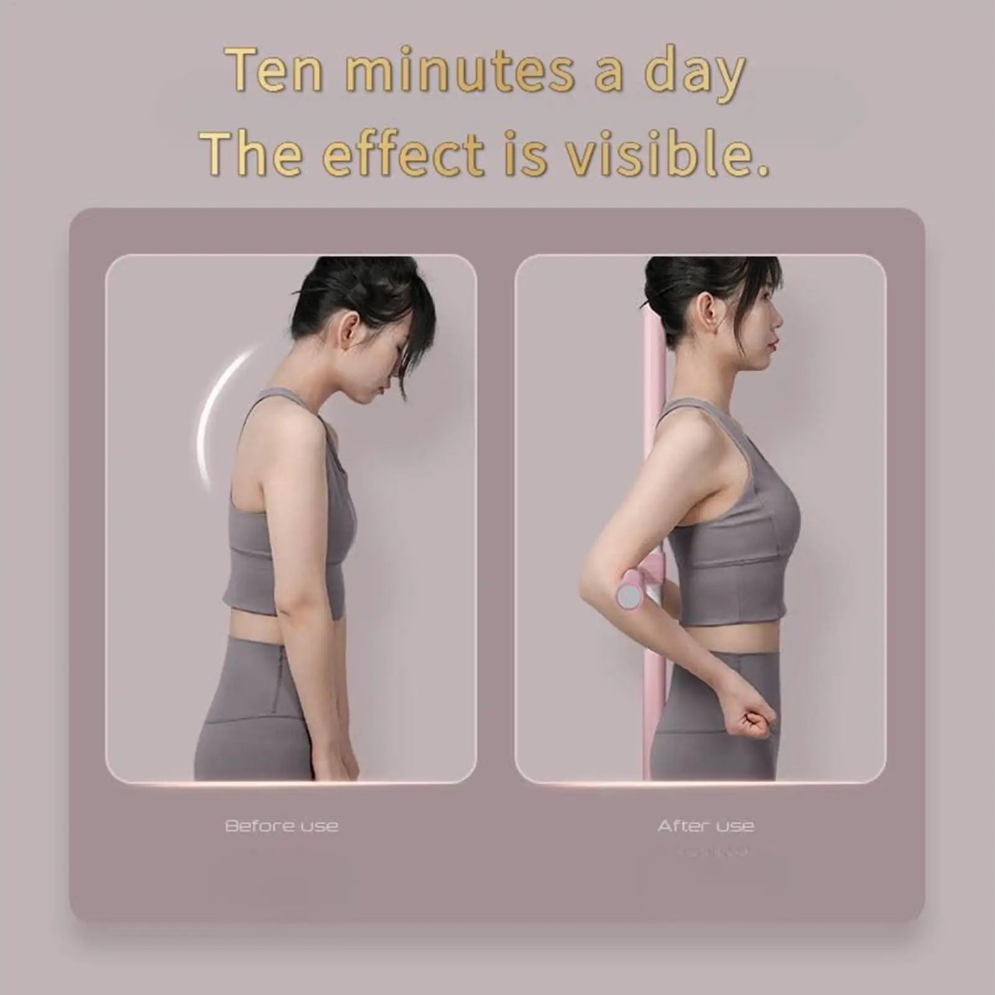 Barre Correction Posture Yoga Stretching Mobilité Fitness | MDN