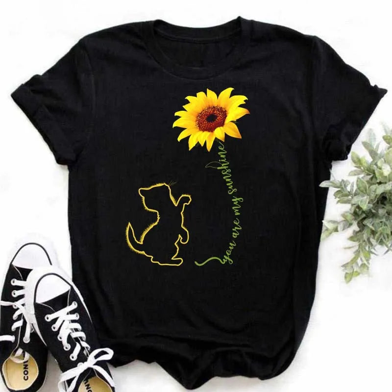 T-Chemise Coton Tournesol Papillon Oversize | MDN Store