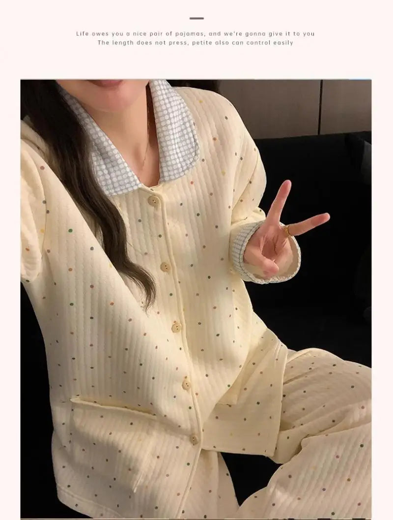 Pyjama Coton Uni 2 Pièces Hiver | MDN Store