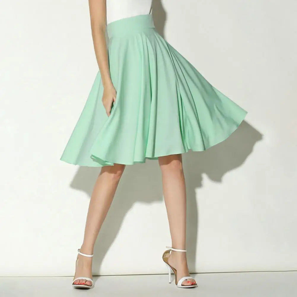 Jupe Femme Taille Haute Bohème Évasée | MDN Store