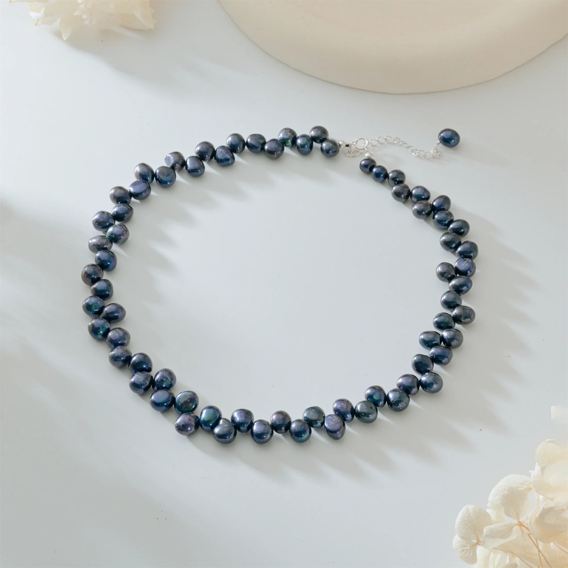 Collier Perles Baroques Naturelles Eau Douce Choker Femme | MDN Store