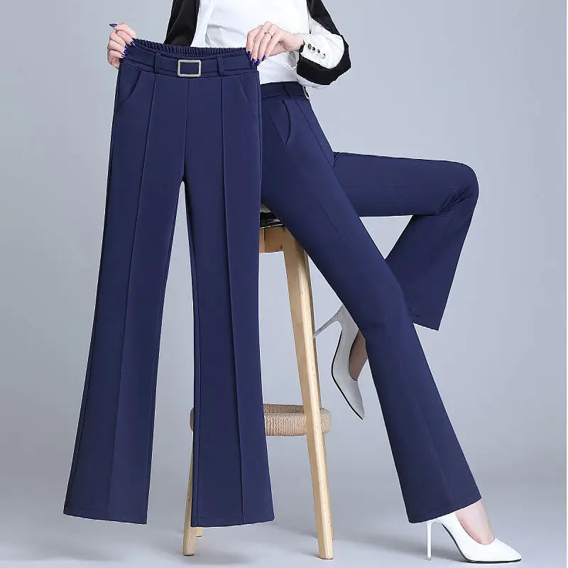 Pantalon Évasé Taille Haute Diamants | MDN Store