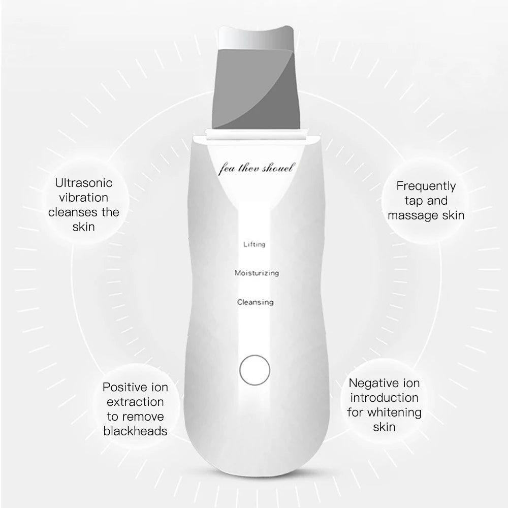 Epurateur de Peau Ultrasons Nettoyeur Pores Points Noirs EMS Visage | MDN Store 25