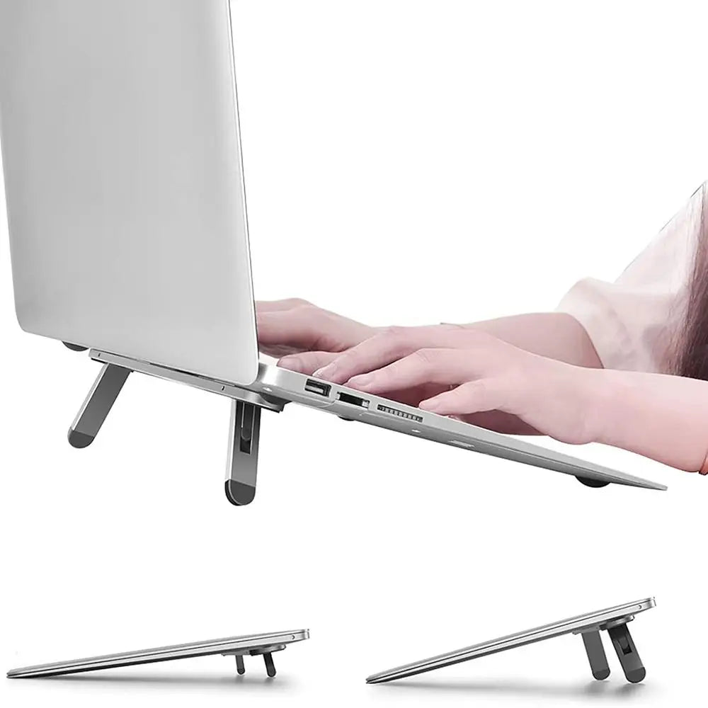 Support Invisible Laptop Rehausseur Pliable Ergonomique | MDN