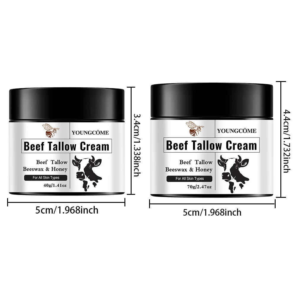 Crème Visage Suif de Bœuf Miel Hydratation Éclaircissant Anti-Rougeurs | MDN