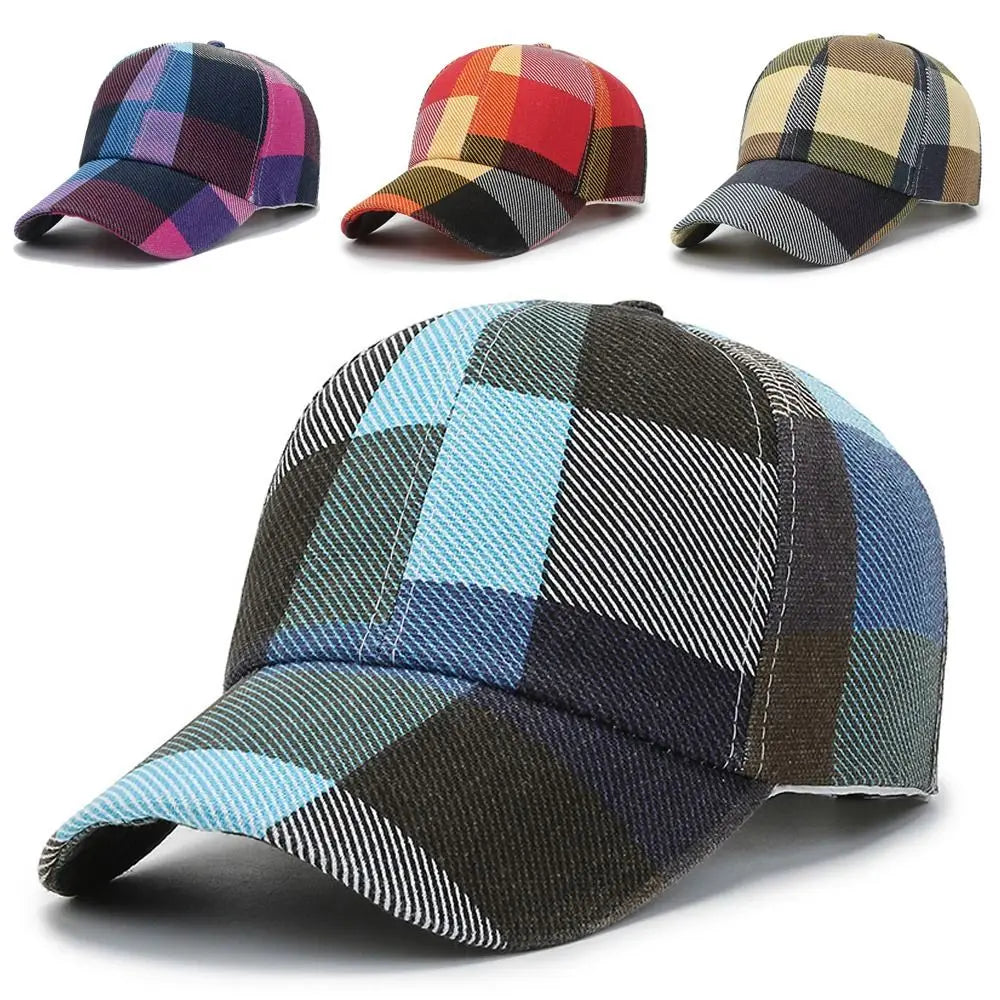 Casquette Baseball Carreaux Rouge | MDN Store