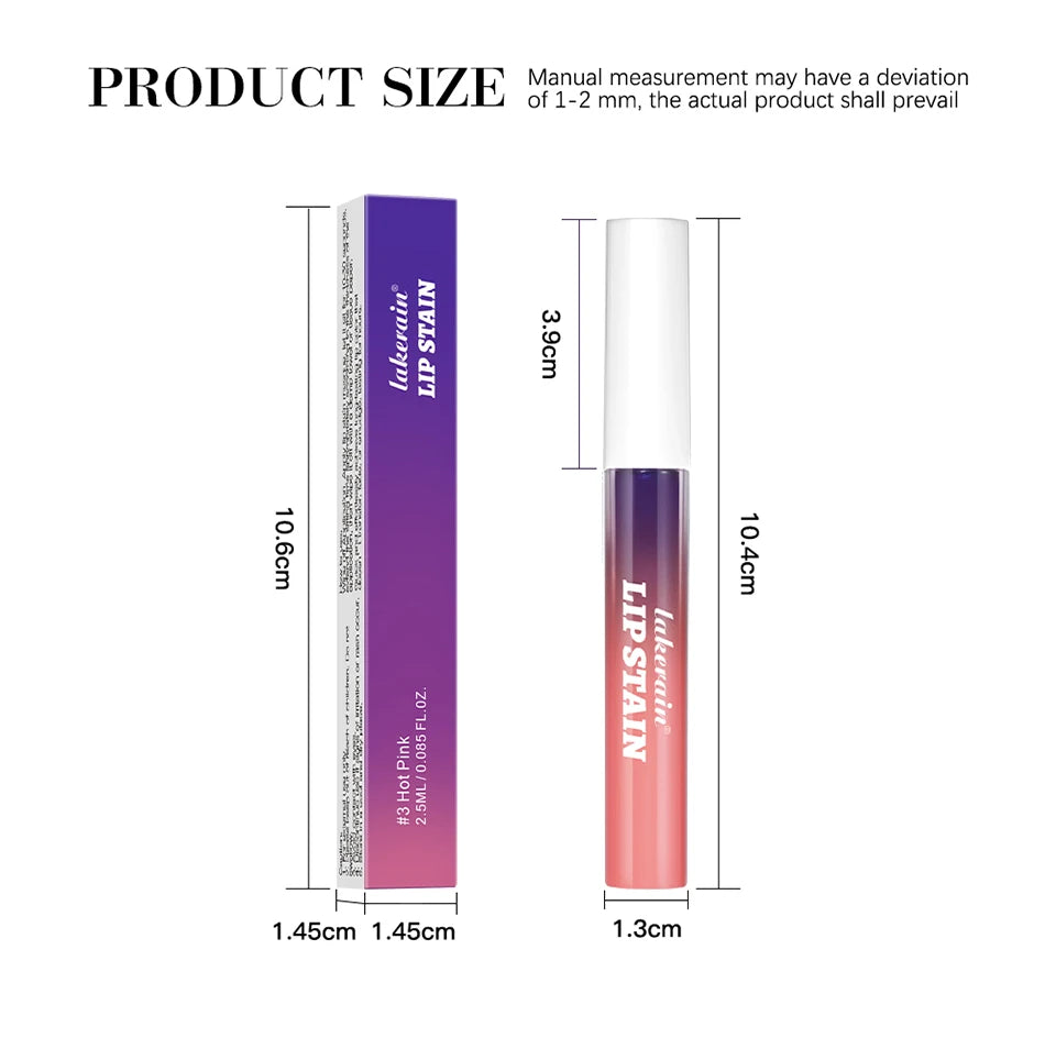 Gloss Lèvres Peel Off Teinture Imperméable Rose Anti-Transfert Naturel | MDN Store