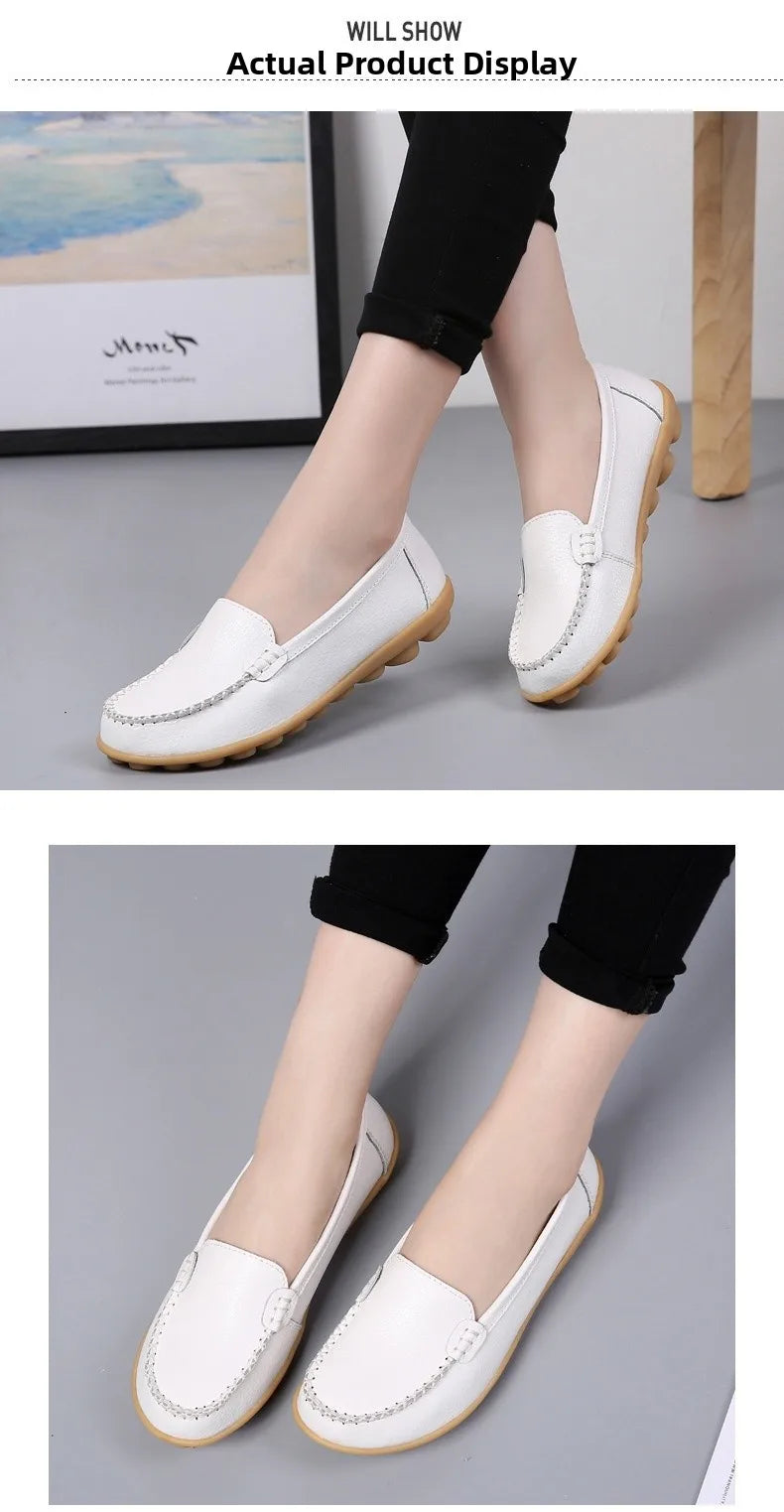 Chaussures Cuir Confort Slip-On Respirantes | MDN