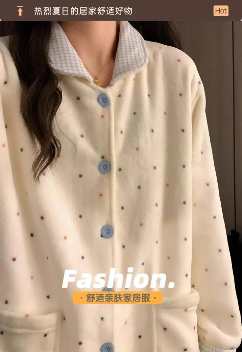 Pyjama Coton Uni 2 Pièces Hiver | MDN Store