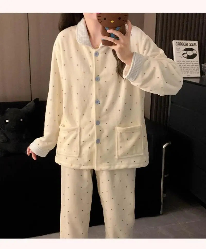 Pyjama Coton Uni 2 Pièces Hiver | MDN Store