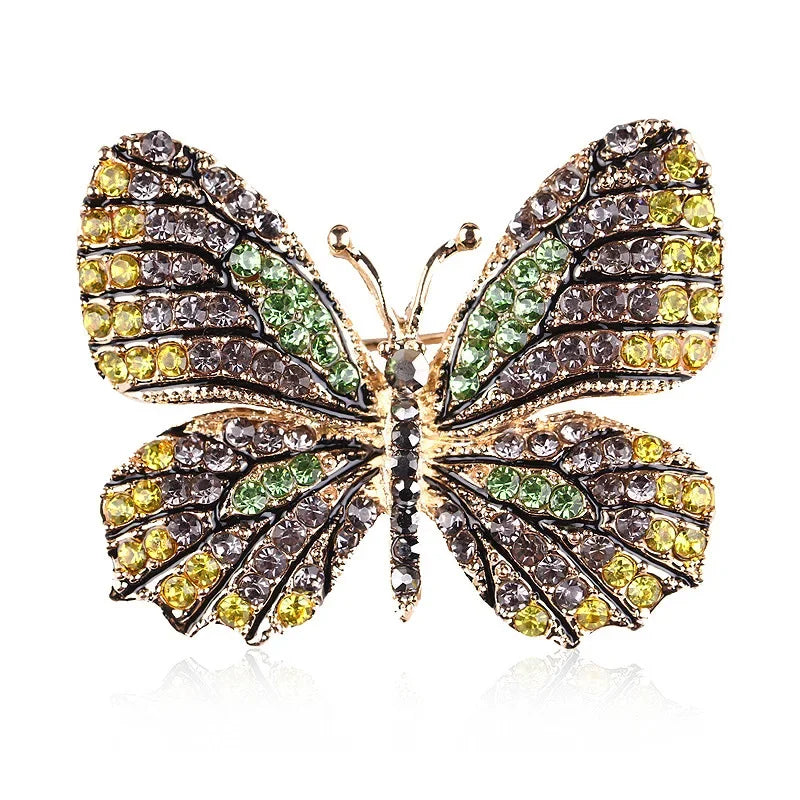 Broche Papillon Baroque Vintage Pin Badge Élégant | MDN
