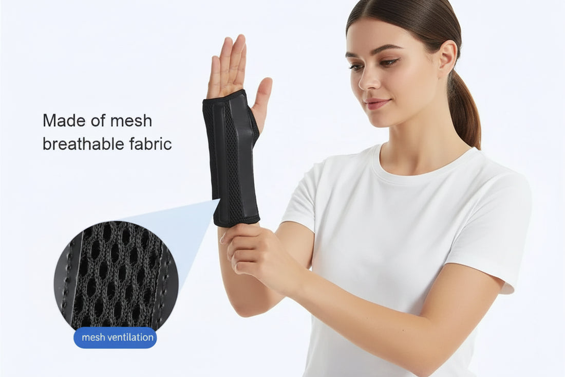 Attelle Poignet Ajustable Plaque Acier Protection Tendon | MDN Store
