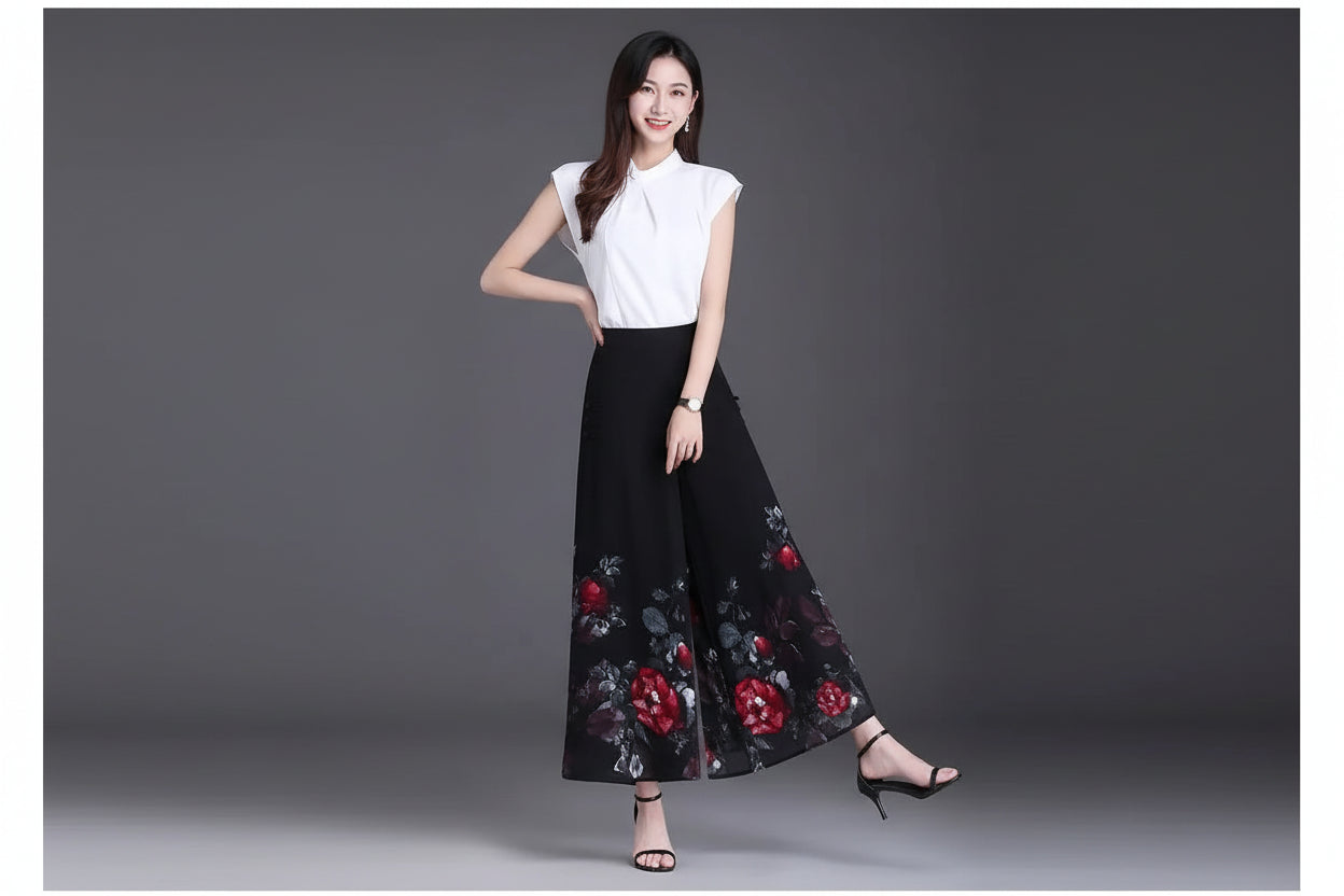 Pantalon Large Taille Haute Vintage | MDN Store