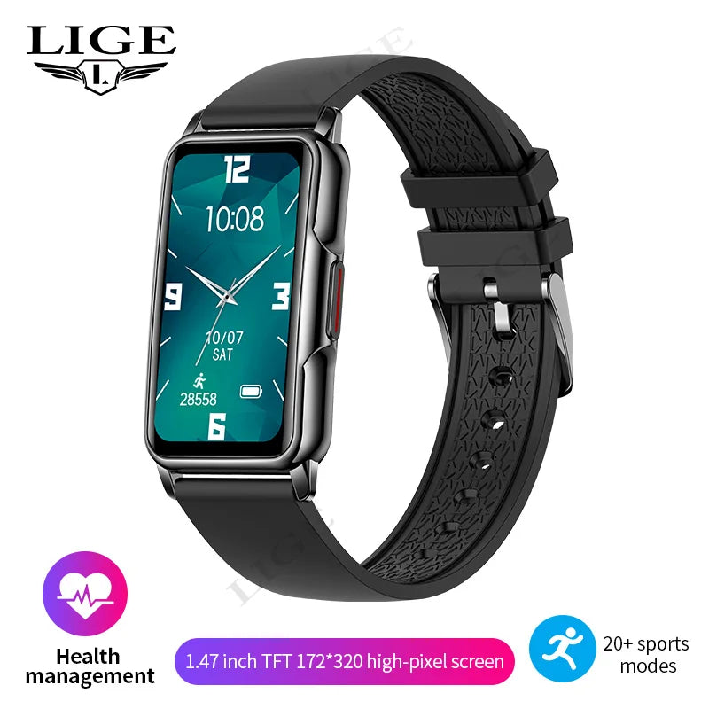 Bracelet Connecté Femme Homme Sport - Montre Santé Cardiaque Oxygène Étanche | MDN