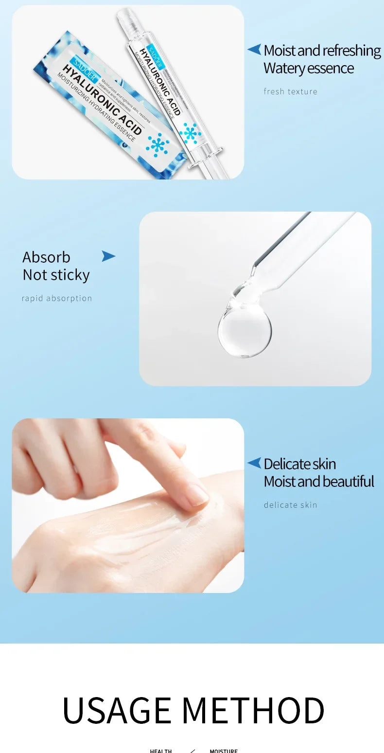 Sérum Visage Acide Hyaluronique Essence Aqua Anti-Rides | MDN