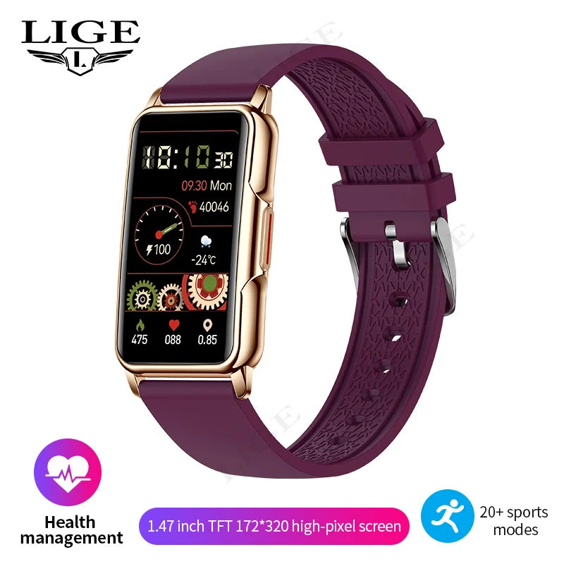Bracelet Connecté Femme Homme Sport - Montre Santé Cardiaque Oxygène Étanche | MDN