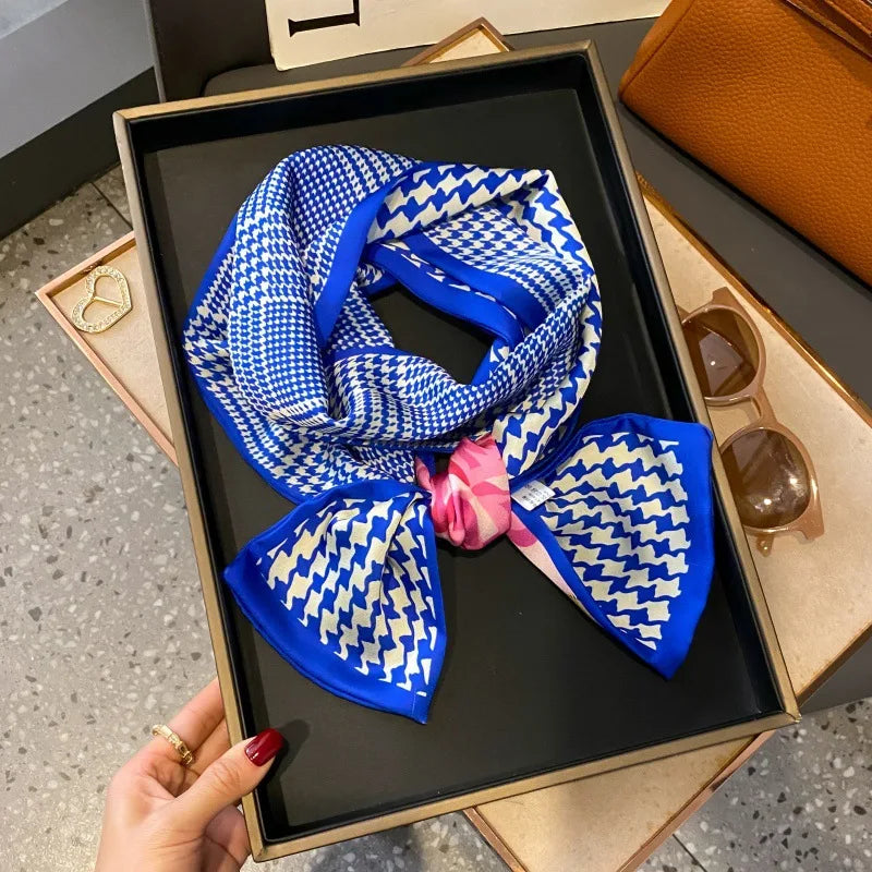 Foulard Soie Long Étroit Femme Cravate | MDN Store
