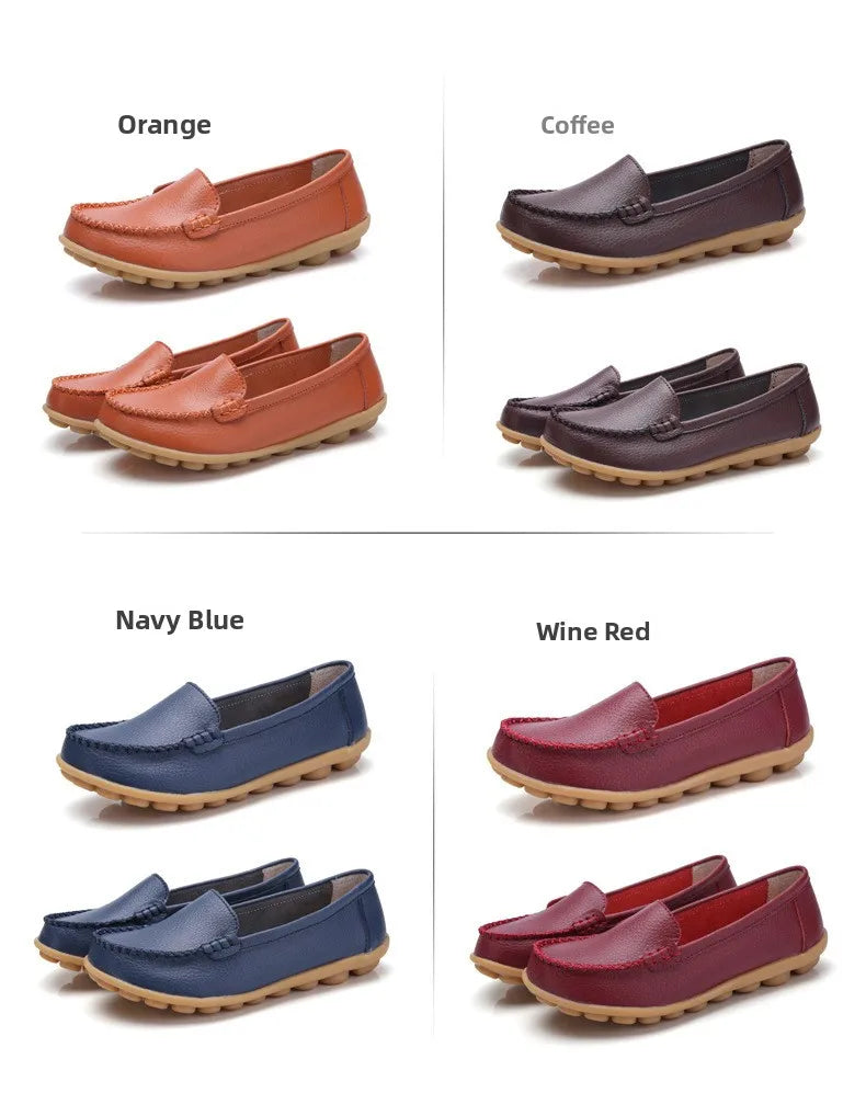 Chaussures Cuir Confort Slip-On Respirantes | MDN