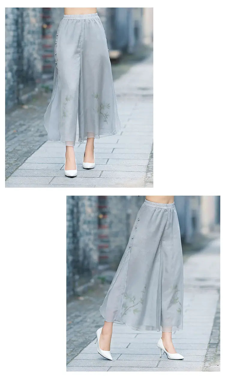 Pantalon Large Imprimé Ethnique Femme | MDN Store