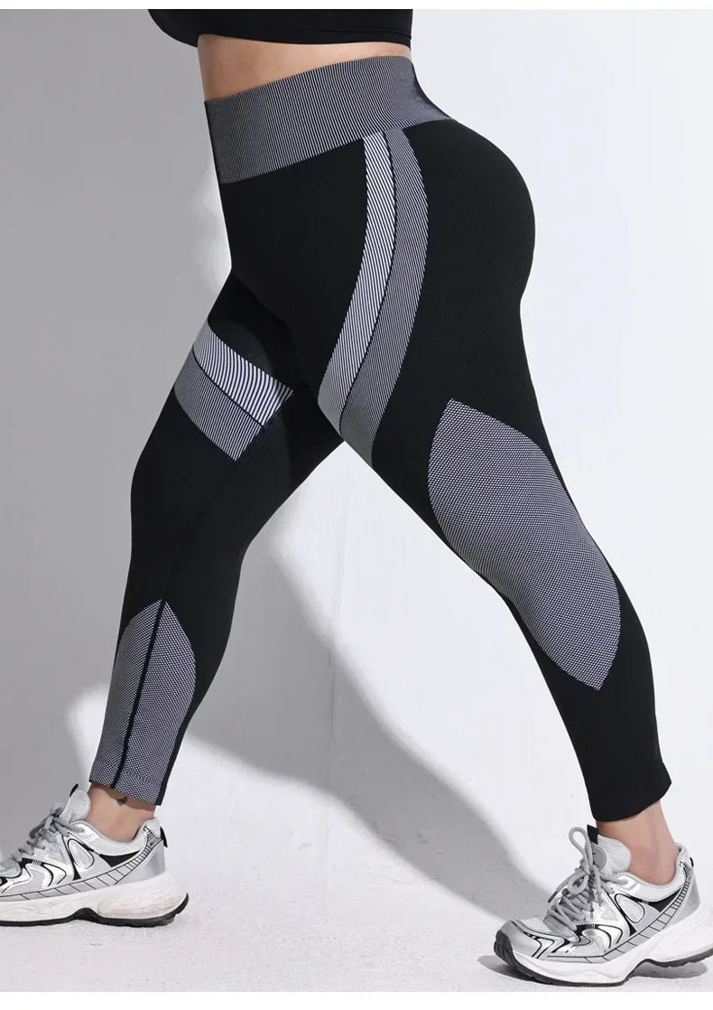 Legging Femme Grande Taille Sans Couture | MDN Store