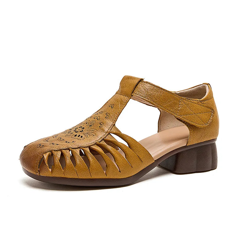 Sandales Gladiateur Cuir Bout Fermé Feerldi | MDN Store
