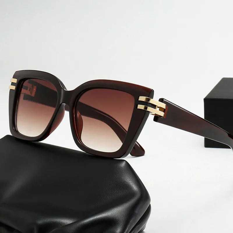 Lunettes Soleil Carré Vintage Rivet | MDN Store
