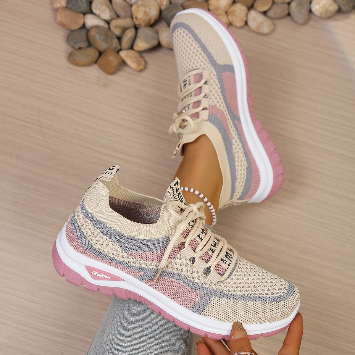Baskets Bicolores Décontractées Femme Été | MDN Store 25