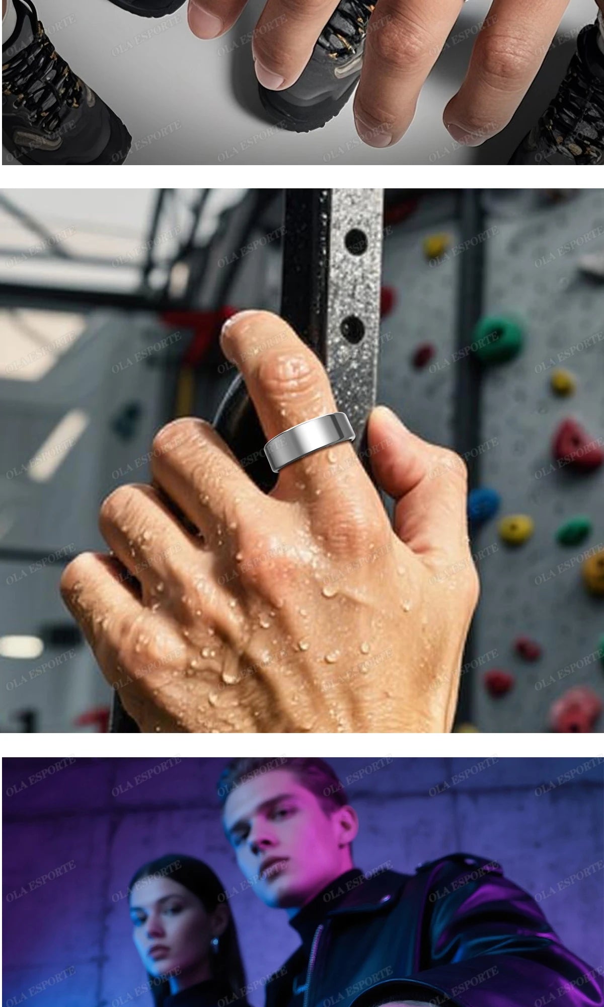 Bague Connectée Smart Ring Santé Étui Charge Étanche | MDN