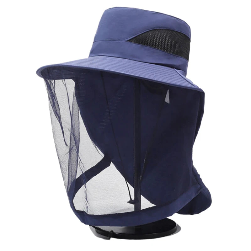 Chapeau Pêche Moustiquaire Anti-Insectes Vert | MDN Store