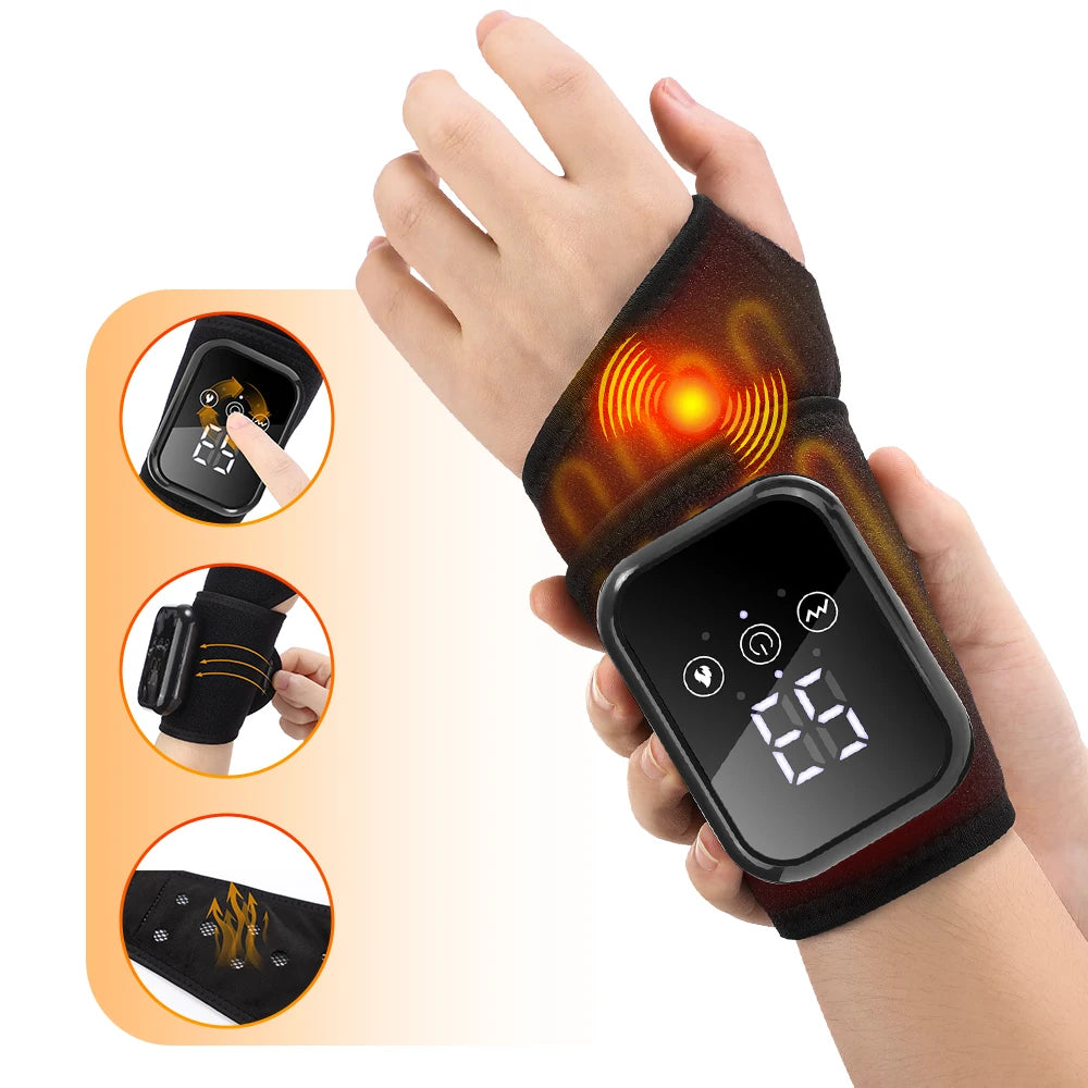 Attelle Poignet Chauffante Electrique Vibration 3 Niveaux Rechargeable | MDN Store 25