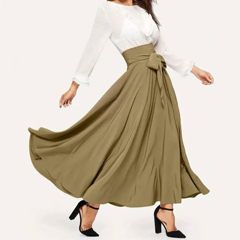 Jupe Longue Femme Taille Haute Élégante | MDN Store