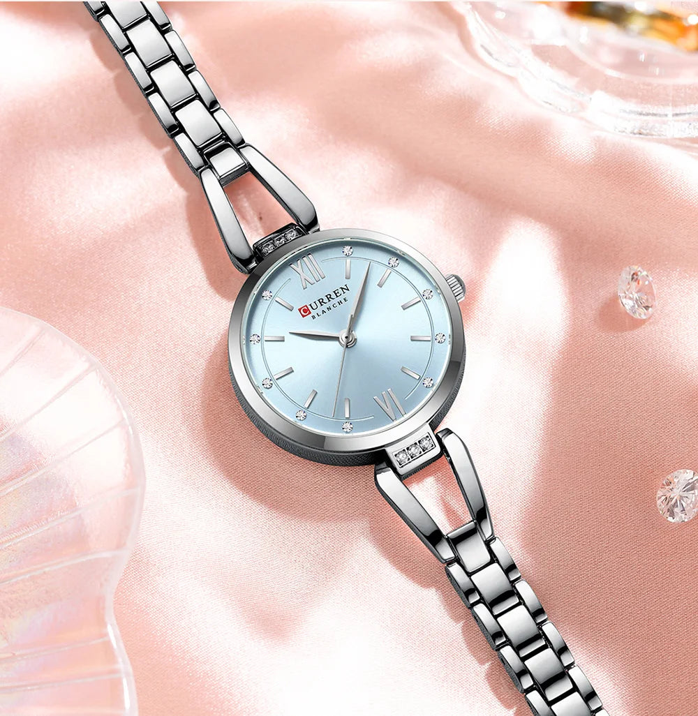 Montre Quartz Femme Acier Inoxydable Elegante Bracelet Fashion | MDN Store 25