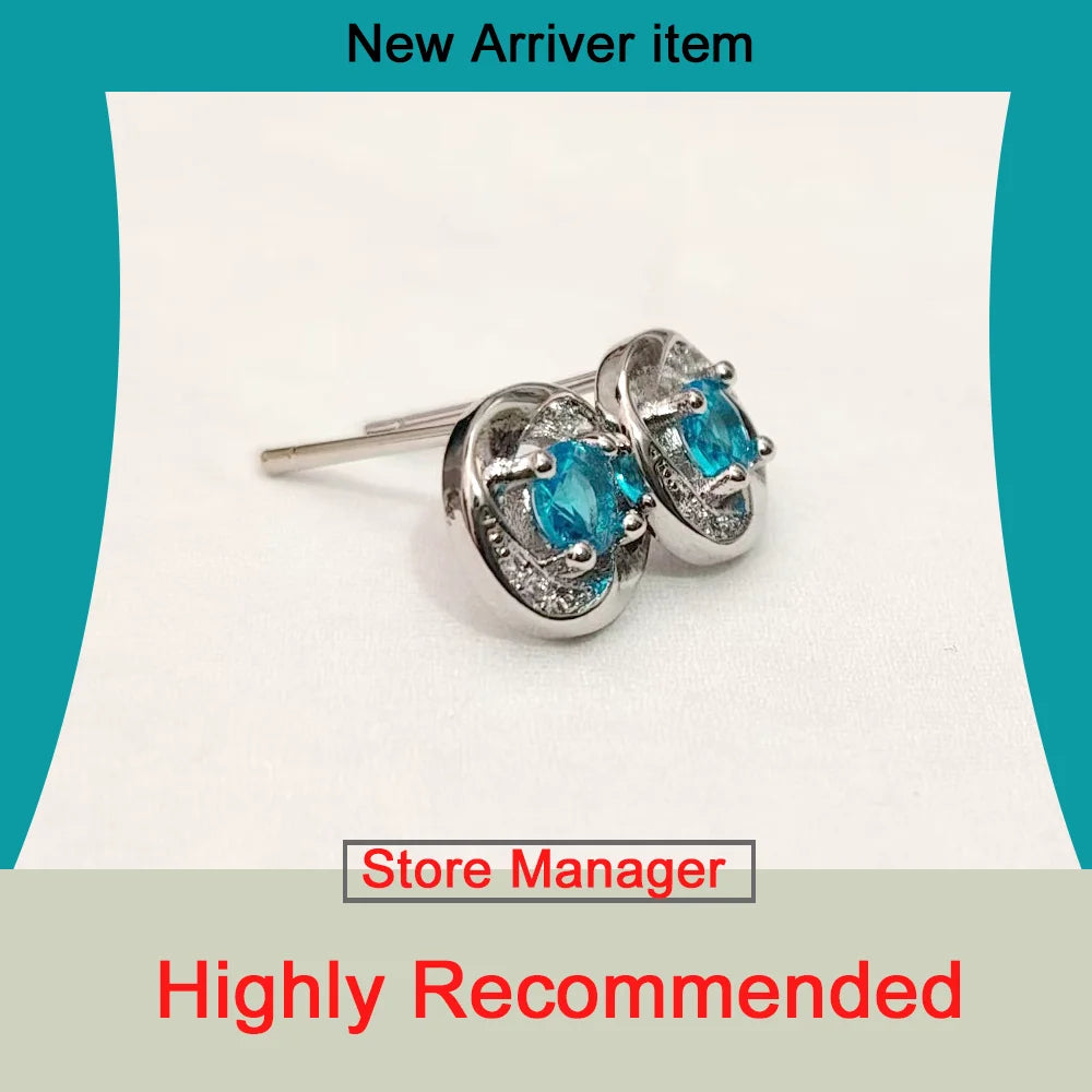 Boucles Oreilles Pierres Précieuses Grenat Rubis Argent 925 Femme | - MDN Store 25
