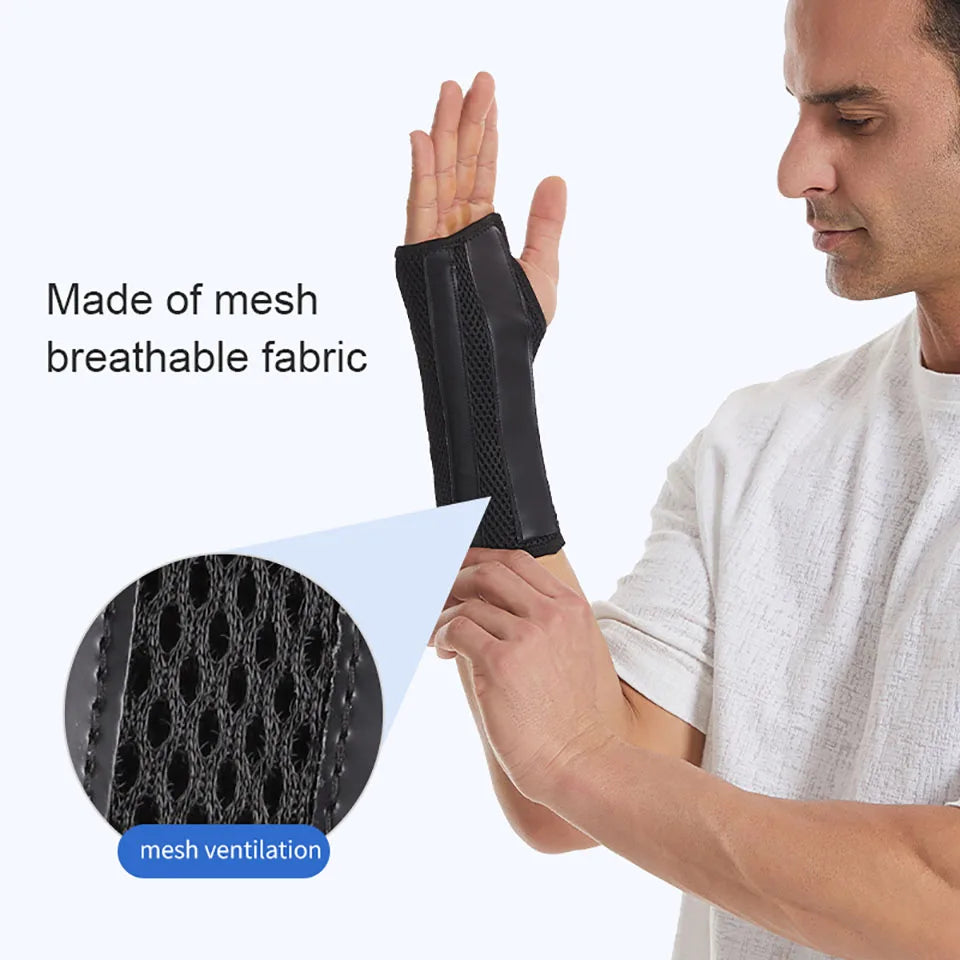 Attelle Poignet Ajustable Plaque Acier Protection Tendon | MDN Store
