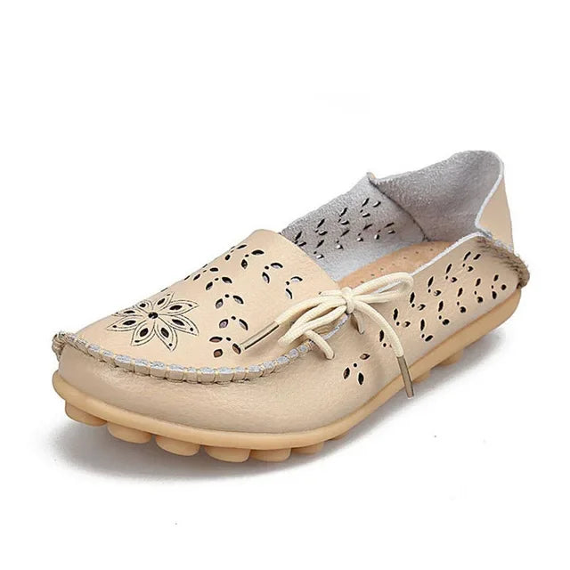 Ballerines Cuir Véritable Confort Femme | MDN